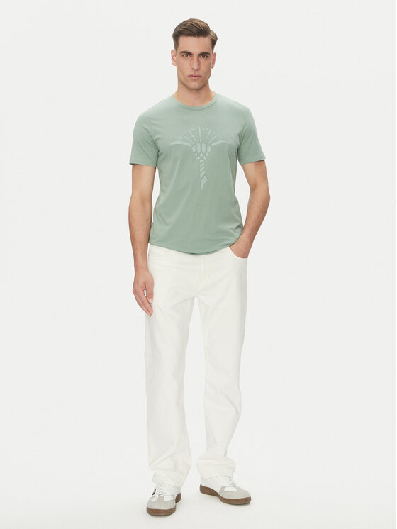JOOP! JOOP! T-krekls 17 JJ-01Alerio-3 30042432 Zaļš Modern Fit