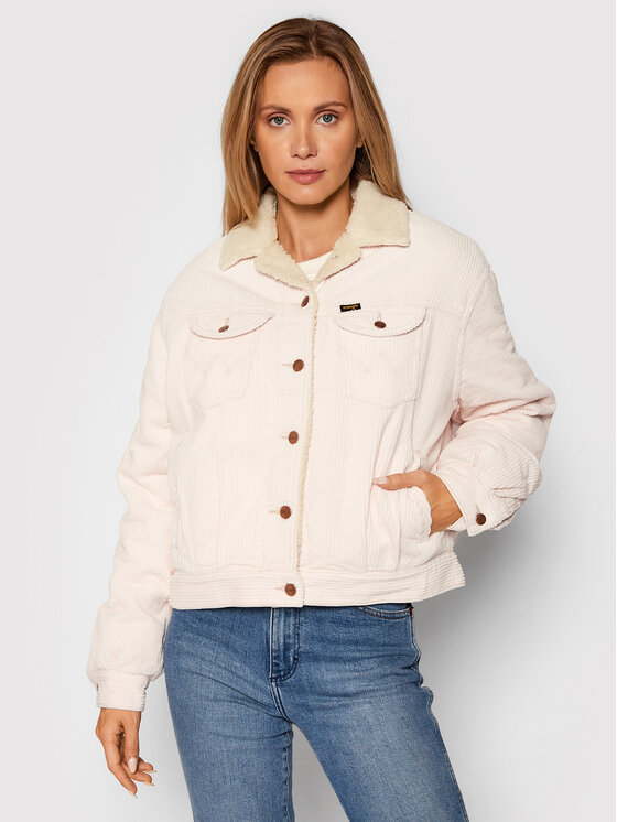 Wrangler Giacca di transizione Western W427JOP38 Rosa Regular Fit •  Modivo.it