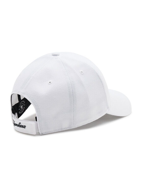 47 Brand 47 Brand Czapka z daszkiem New York Yankees B-MVP17WBV-WHF Biały