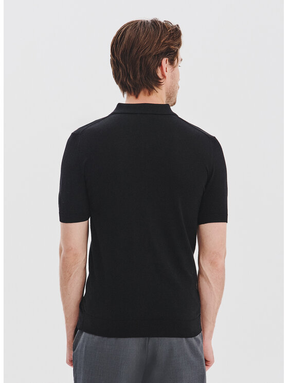 Pako Lorente Pako Lorente Polo P25WF-TX-007 Czarny Classic Fit