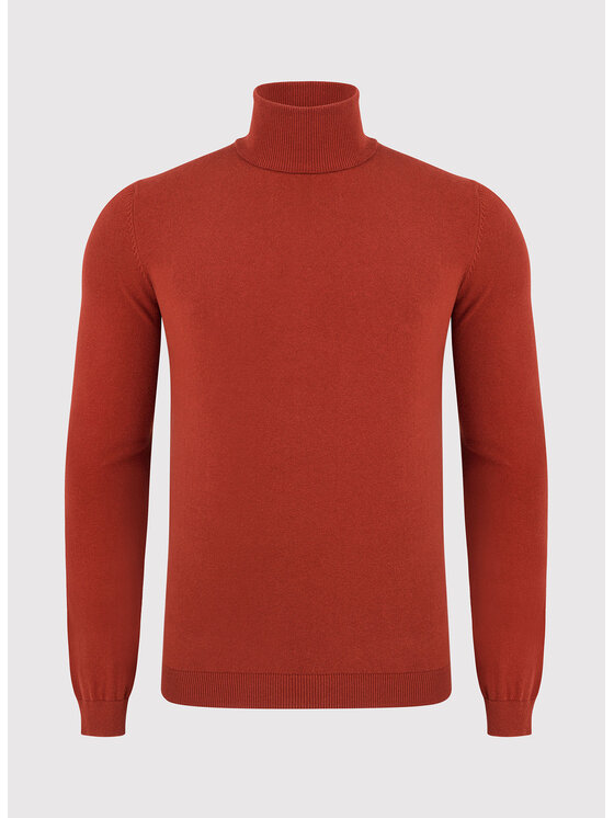 Pako Lorente Pako Lorente Golf P22WF-2X-008 Pomarańczowy Regular Fit