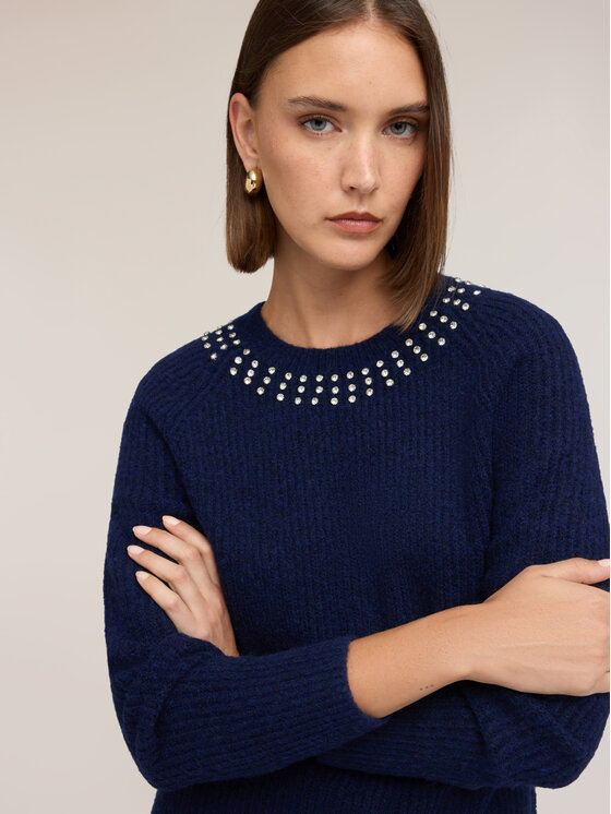 Motivi Motivi Maglione M574W004292N034 Blu Regular Fit