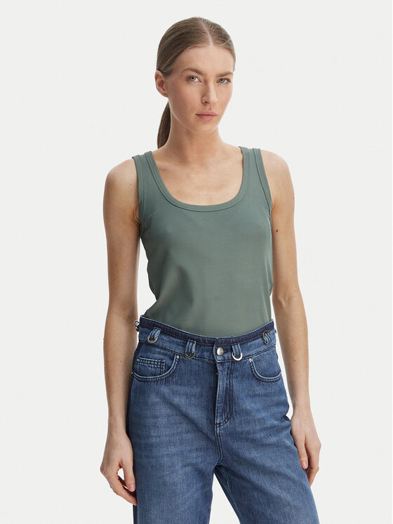 Marella Top Orata 2613941015 Verde Slim Fit