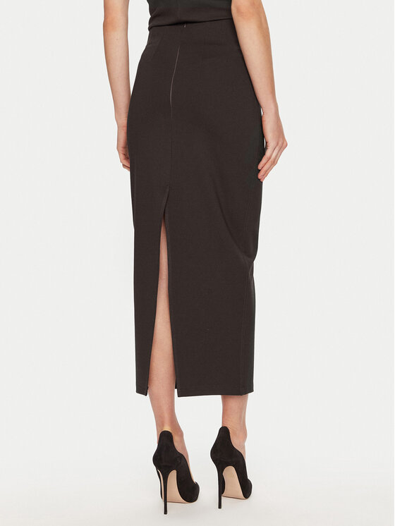 ViCOLO ViCOLO Midi krilo TS0133 Rjava Regular Fit
