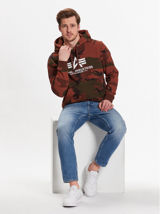 Alpha Industries Alpha Industries Jopa Basic 178312C Rjava Regular Fit