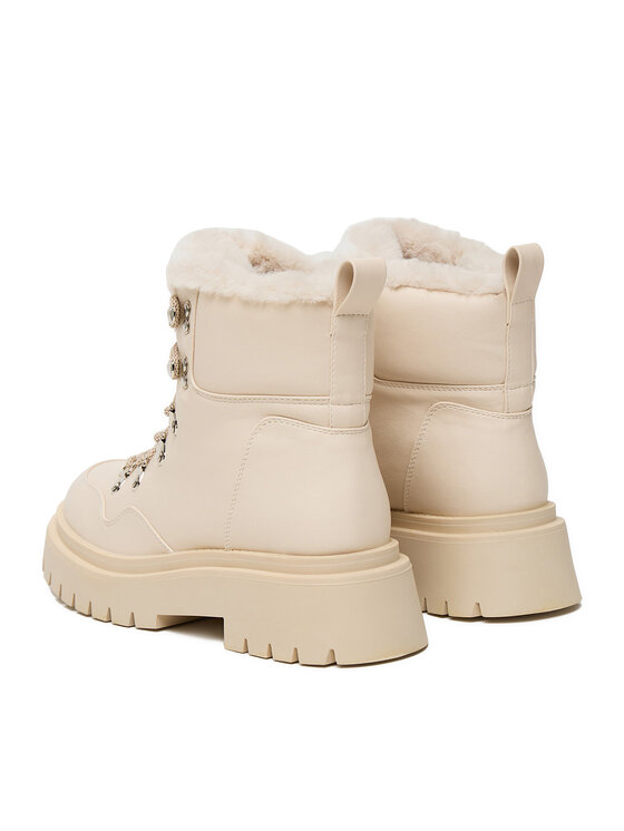 DeeZee DeeZee Schnürschuhe 13116-4 Écru