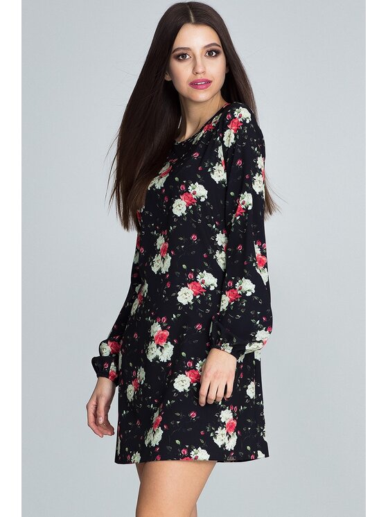 FIGL FIGL Φόρεμα M596 Έγχρωμο Regular Fit