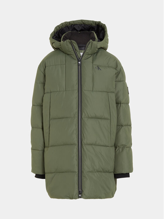 Calvin Klein Jeans Calvin Klein Jeans Зимно яке Essential IB0IB01277 Зелен Regular Fit