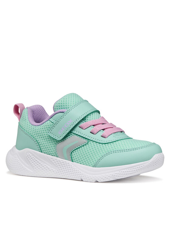 Geox Geox Sneakersy J Sprintye Girl J36FWB 01454 C3BE8 D Zielony