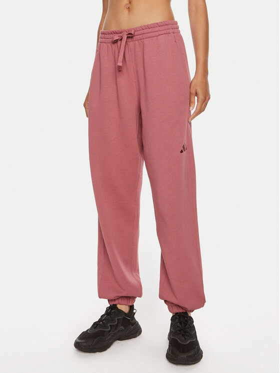 adidas adidas Παντελόνι φόρμας ALL SZN French Terry IY6815 Ροζ Loose Fit