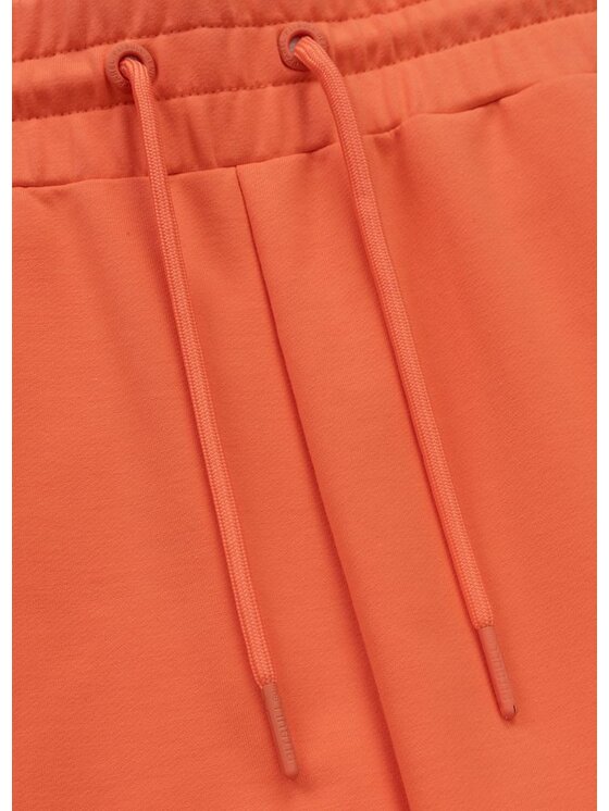 PITBULL PITBULL Spodnie dresowe TAPE NUGGET Pomarańczowy Regular Fit