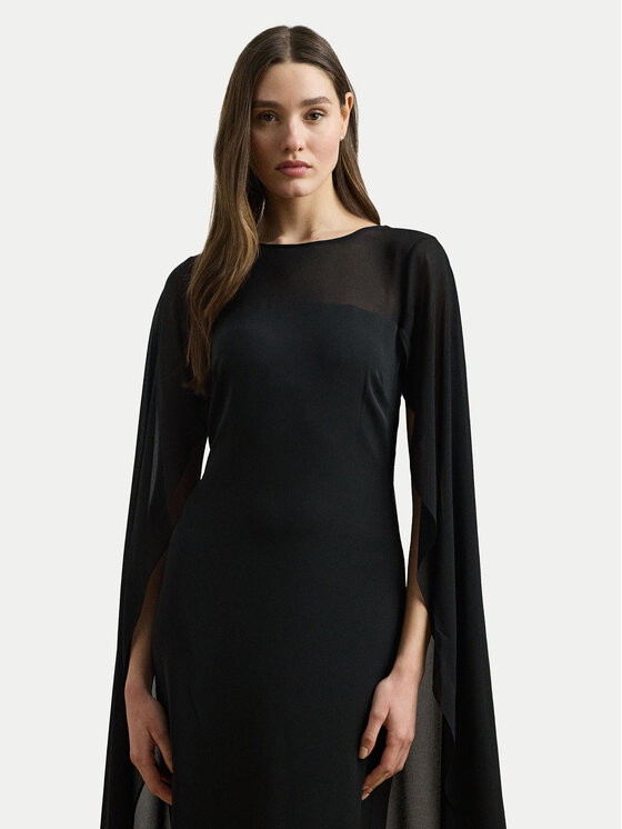 LAUREN RALPH LAUREN LAUREN RALPH LAUREN Estélyi ruha 253951606001 Fekete Slim Fit