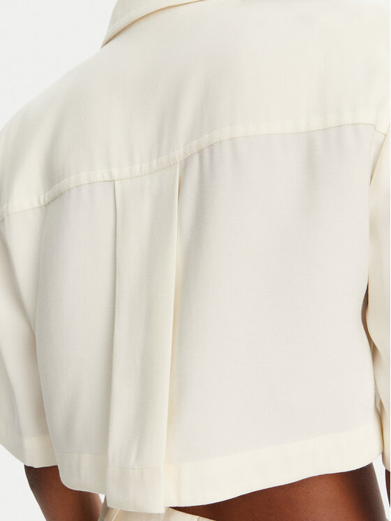 Patrizia Pepe Patrizia Pepe Сорочка 2C1590 A573 W146 Écru Regular Fit