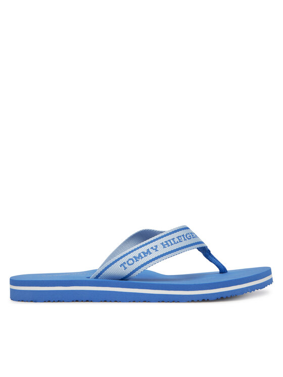 Tommy Hilfiger Tommy Hilfiger Σαγιονάρες Hilfiger Webbing Beach Sandal FW0FW08515 Μπλε