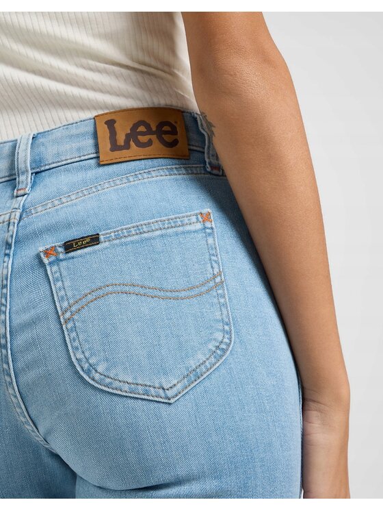 Lee Lee Jeansy Double Seamed Boot Jeans Niebieski Bootcut Fit