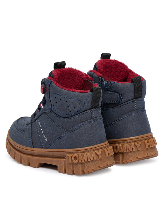 Tommy Hilfiger Tommy Hilfiger Kotníková obuv T1X5-34127-1696800 Tmavomodrá