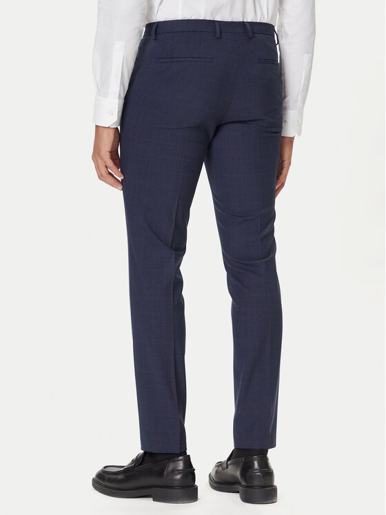 HUGO HUGO Uzvalks Arti/Hesten242V1X 50547314 Tumši zils Extra Slim Fit
