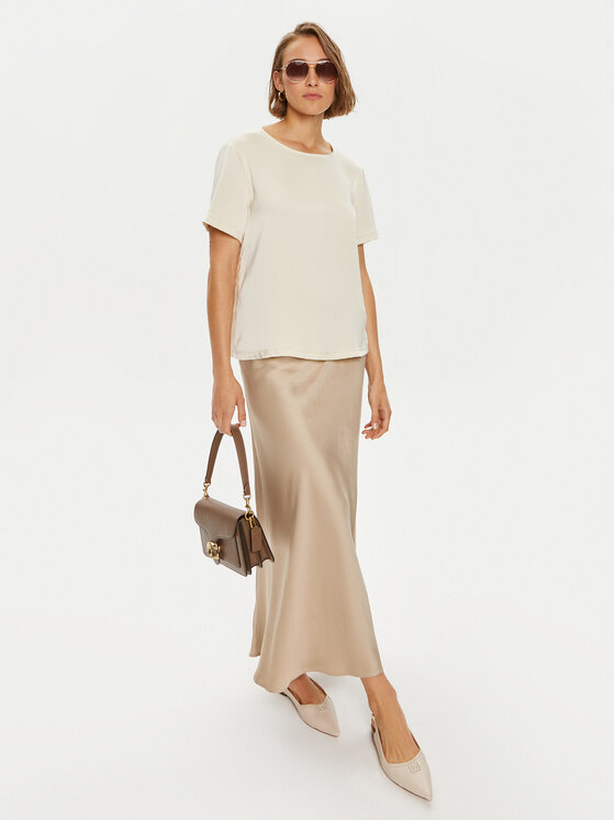 Weekend Max Mara Weekend Max Mara Μπλουζάκι Gilbert 2425946051650 Μπεζ Oversize
