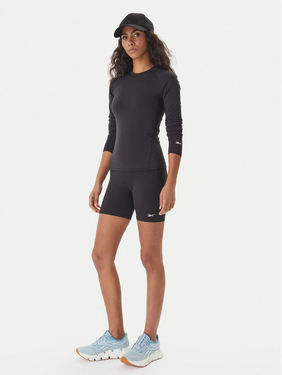 Reebok Reebok Techniniai marškinėliai Reebok x Ewa Chodakowska Moni RK25614CCW Juoda Slim Fit