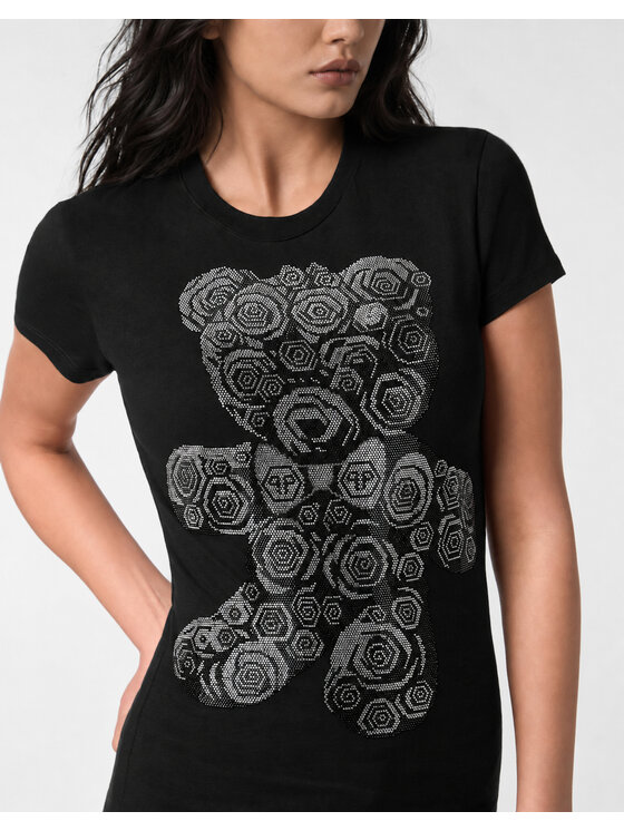 PHILIPP PLEIN PHILIPP PLEIN T-Shirt 31062 Černá Skin Tight Fit