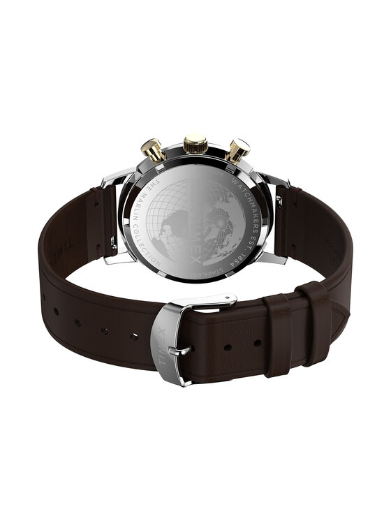 Timex Timex Ročna ura Marlin® Quartz Chronograph TW2W60400 Črna
