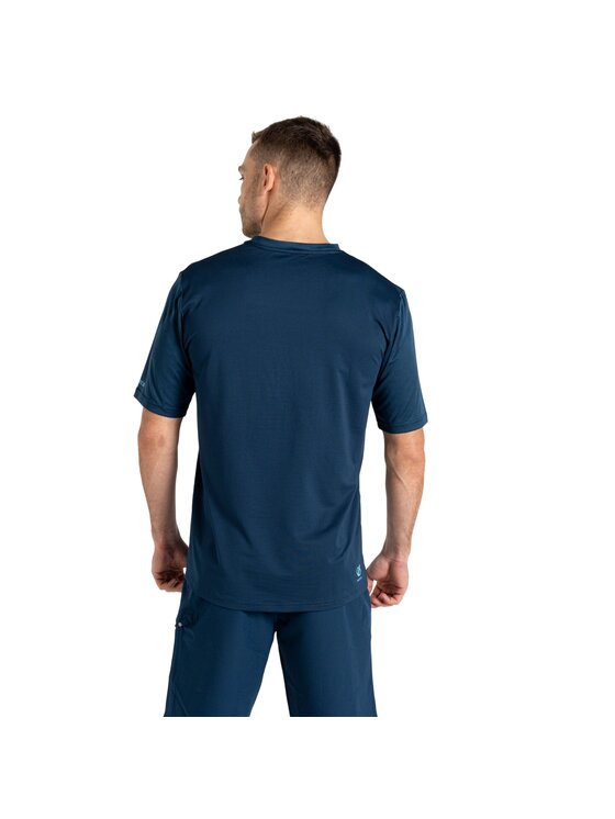 Dare2B Dare2B T-Shirt Trackstand II Błękitny Short Fit