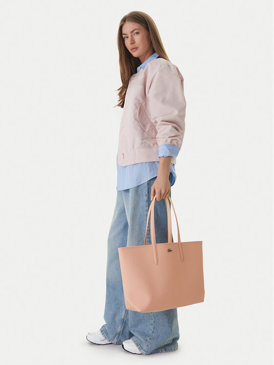 Lacoste Geantă Anna NF2142AA Vișiniu