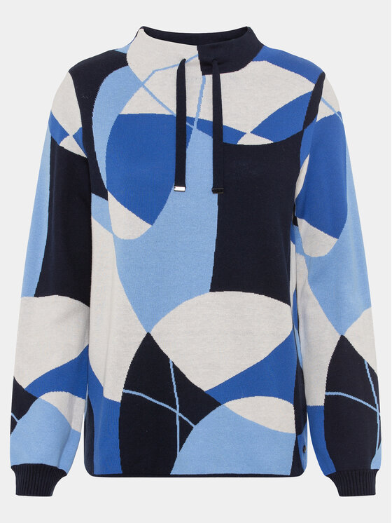 Olsen Pulover 11004136 Albastru Regular Fit