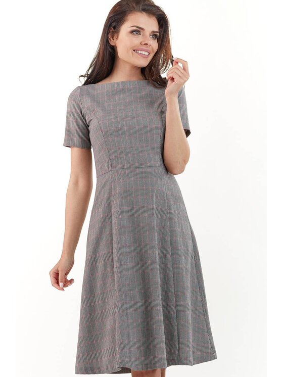 Infinite You Infinite You Sukienka letnia M166 Kolorowy Basic Fit
