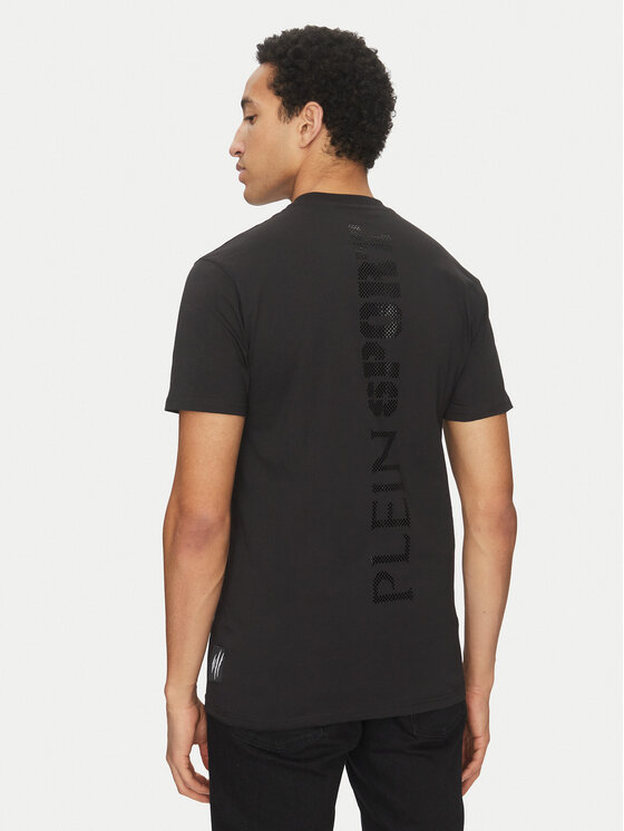 Plein Sport Plein Sport T-Shirt SAEC MTK8008 STE001N Schwarz Regular Fit