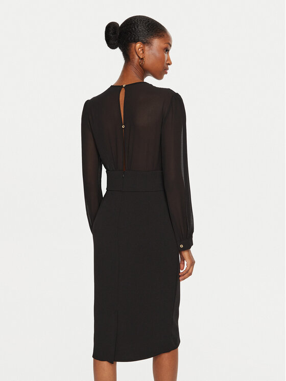 Rinascimento Rinascimento Kokteilikleit CFC0120006003 Must Slim Fit