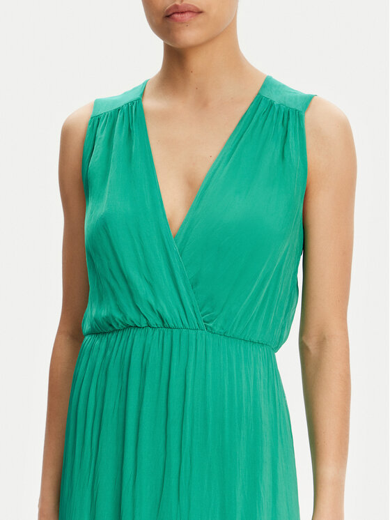 Haveone Haveone Rochie de vară AFF-N005 Verde Loose Fit