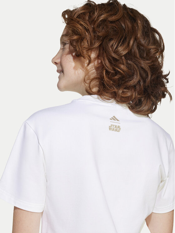 adidas adidas Póló Star Wars The Mandalorian™ JF3637 Fehér Regular Fit