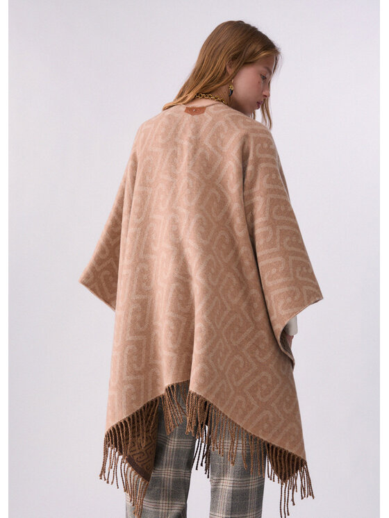 Liu Jo Liu Jo Poncho 2F6039T274200070 Beige Regular Fit