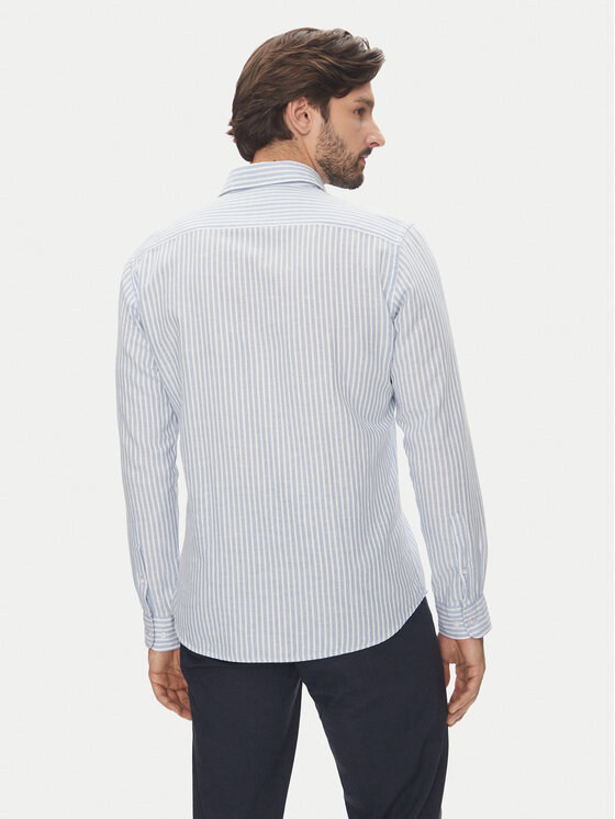 Pierre Cardin Pierre Cardin Krekls C6 41017.0482 Gaiši zils Modern Fit