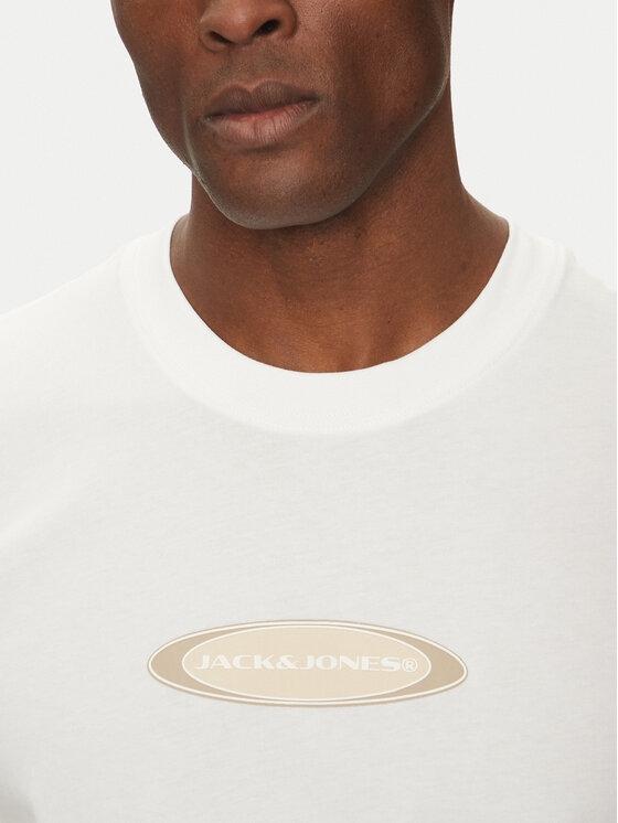 Jack&Jones Jack&Jones T-shirt Pacer 12273880 Bijela Relaxed Fit