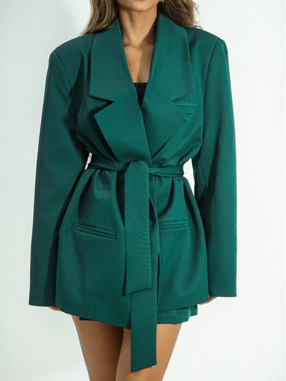 LilaLou LilaLou Marynarka About You Zielony Oversize