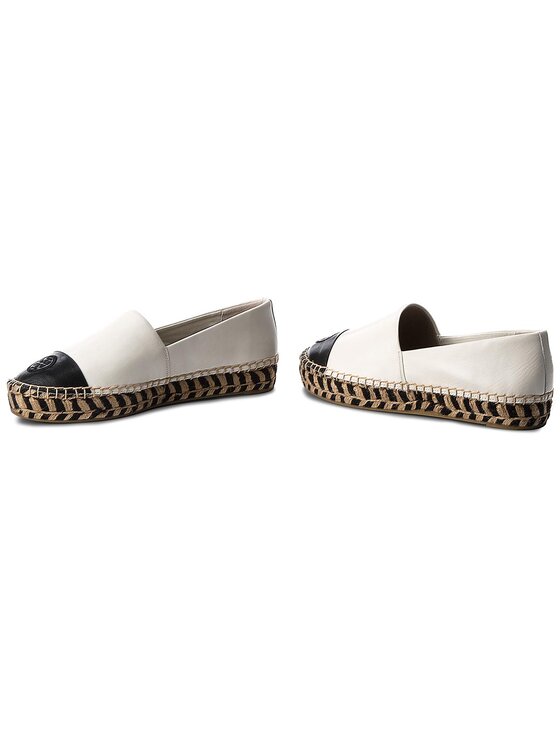 Colorblock platform espadrille tory burch top