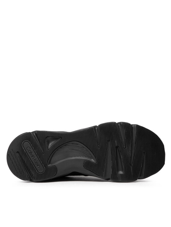 Calvin Klein Calvin Klein Sneakersy Low Lace Up Lth HM0HM00317 Czarny