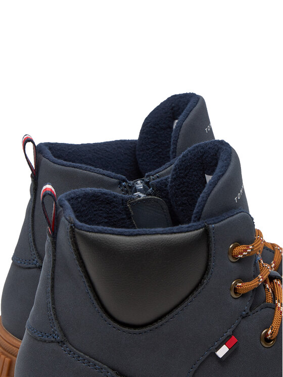 Tommy Hilfiger Tommy Hilfiger Schnürstiefeletten T3X5-33706-1269800 S Dunkelblau