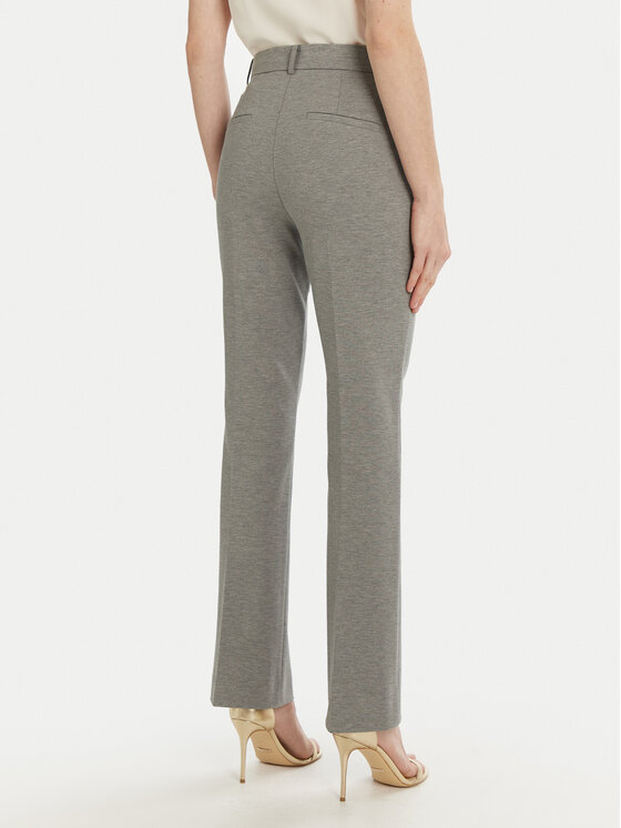 Marella Marella Kalhoty z materiálu Barbian 2513781024 Šedá Slim Fit