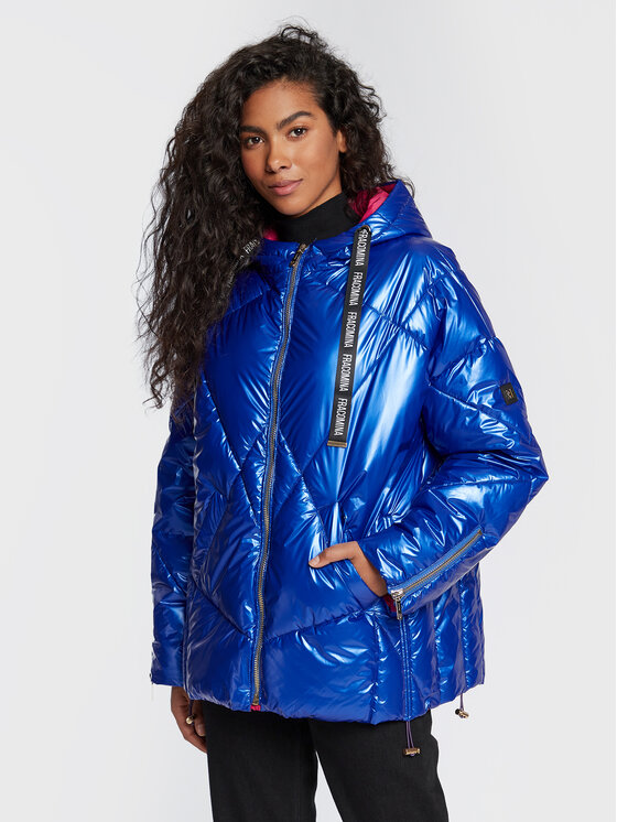 Fracomina Geacă din puf FR22WC3004O423C9 Bleumarin Regular Fit Bleumarin imagine noua