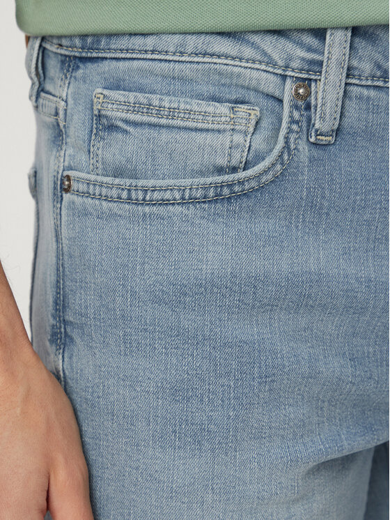 Guess Guess Дънки M6GAS2 D1118 Светлосин Slim Tapered Fit