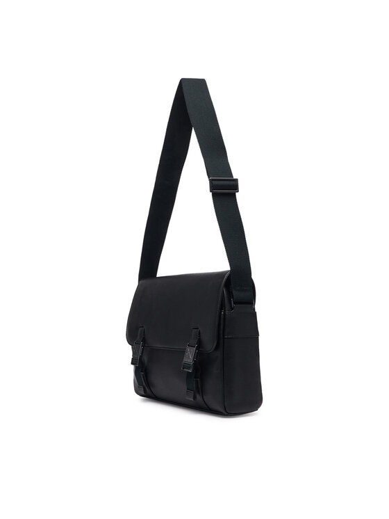 Calvin Klein Calvin Klein Borsellino Emblem Hw Flap Messenger LV04D3508G Nero