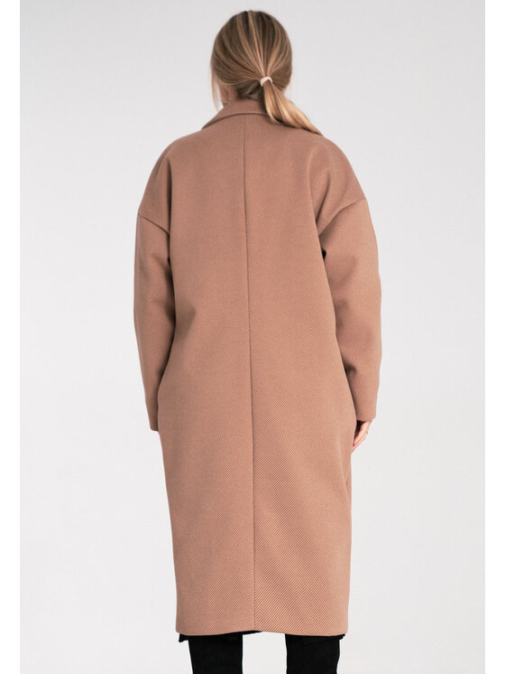 FIGL FIGL Παλτό M1111 Μπεζ Regular Fit