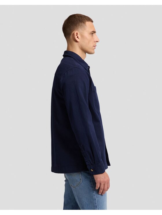 Lee Lee Koszula CAROLINA OVERSHIRT Niebieski Relaxed Fit