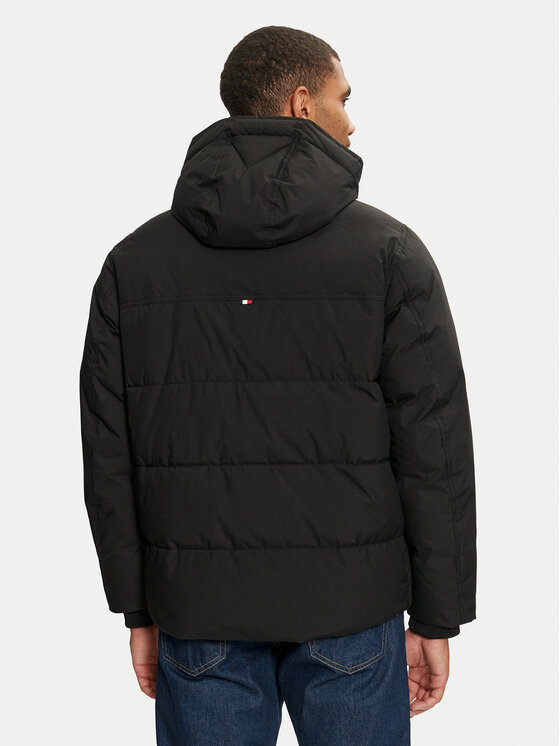 Tommy Hilfiger Tommy Hilfiger Kurtka zimowa Rockie MW0MW37125 Czarny Regular Fit