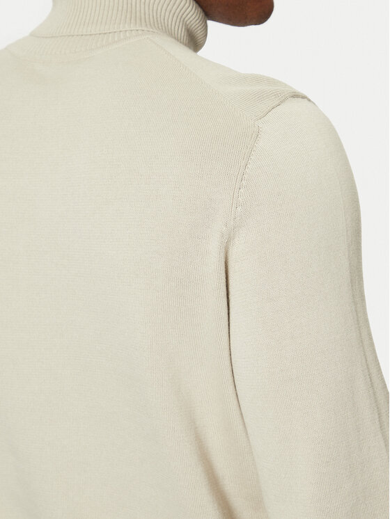 BOSS Boss Rollkragenpullover q-roa-34165 Beige Regular Fit