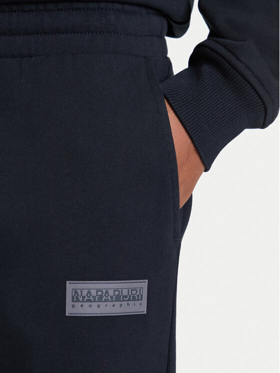 Napapijri Napapijri Pantaloni trening M-Box NP0A4HZ6 Negru Regular Fit