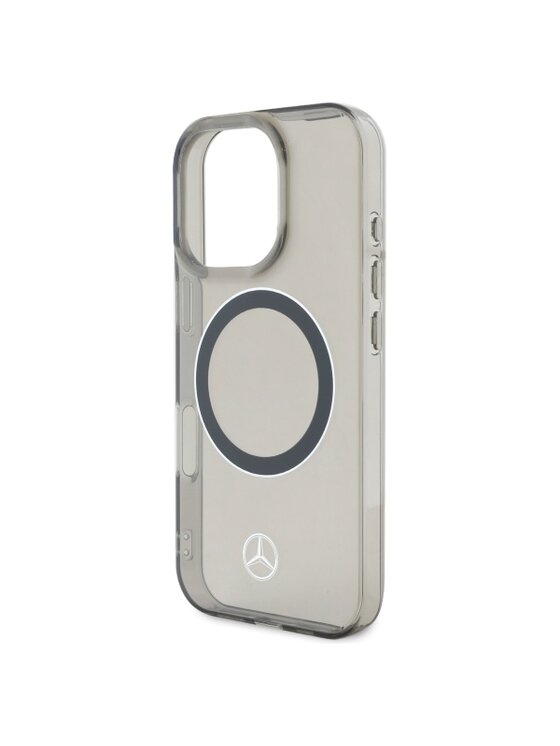 Mercedes-Benz Mercedes-Benz Etui na telefon Silver Ring MagSafe Czarny